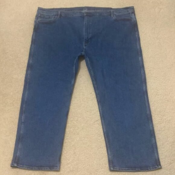 NWOT LEVI’S Men’s Workwear Fit Blue Denim Jeans Size 56x32 - Picture 4 of 10